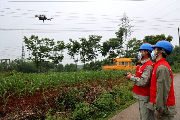 江夏区开展配网线路的无人机自主巡检工作(图1) 江夏区开展配网线路的无人机自主巡检工作(图1)
